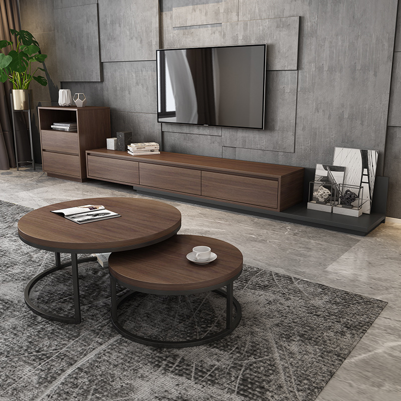 Living Room Tea Table TV Combination Cabinet