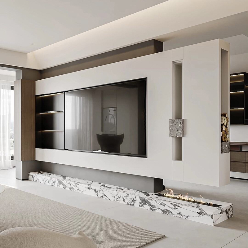 Customizable TV Cabinet Background Wall