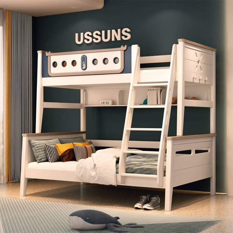 How do bunk beds optimize space and the growth experience in children's rooms?